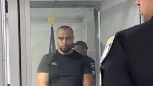 Затриманий підозрюваний Владислав Реут у місці утримання під вартою