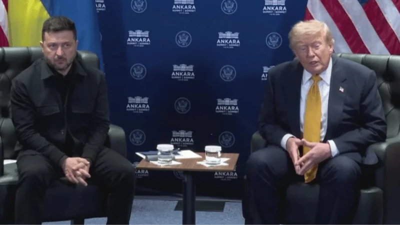 Зеленський і Трамп на зустрічі в Анкарі щодо Patriot та миру