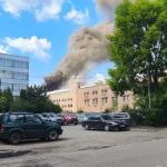 У Підмосков’ї спалахнула пожежа в головному центрі Роскосмосу
